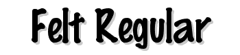 Felt-Regular font